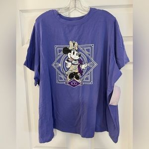 NWT Disney World Disney 100 Minnie Mouse T-shirt size 1X